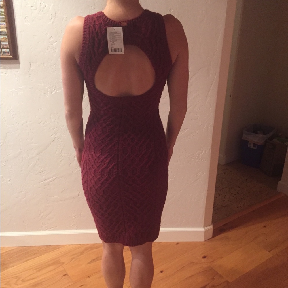 For Love & Lemons Knitz Dress with Open Back